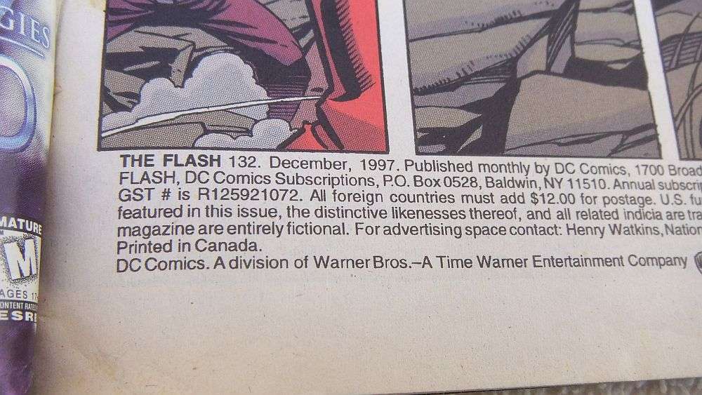 DECEMBER 1997 DC COMICS - THE FLASH #132 - PRELOVED - FREE COMBINING