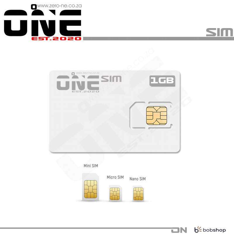 Once-off DATA SIM 1GB (pm for 12months)
