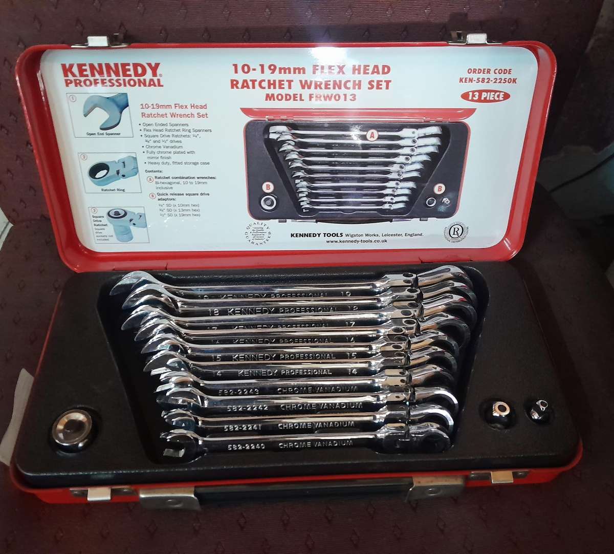 Kennedy Flex Head Ratchet Wrench Set