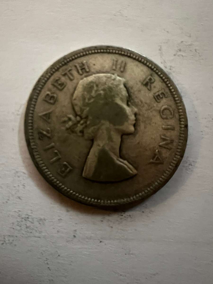1953 2½ Shillings - Elizabeth II 1st portrait