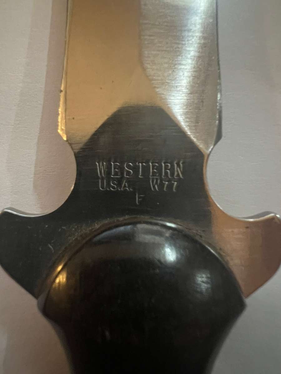 Western W77 Fixed Blade - Boot Blade/Knife