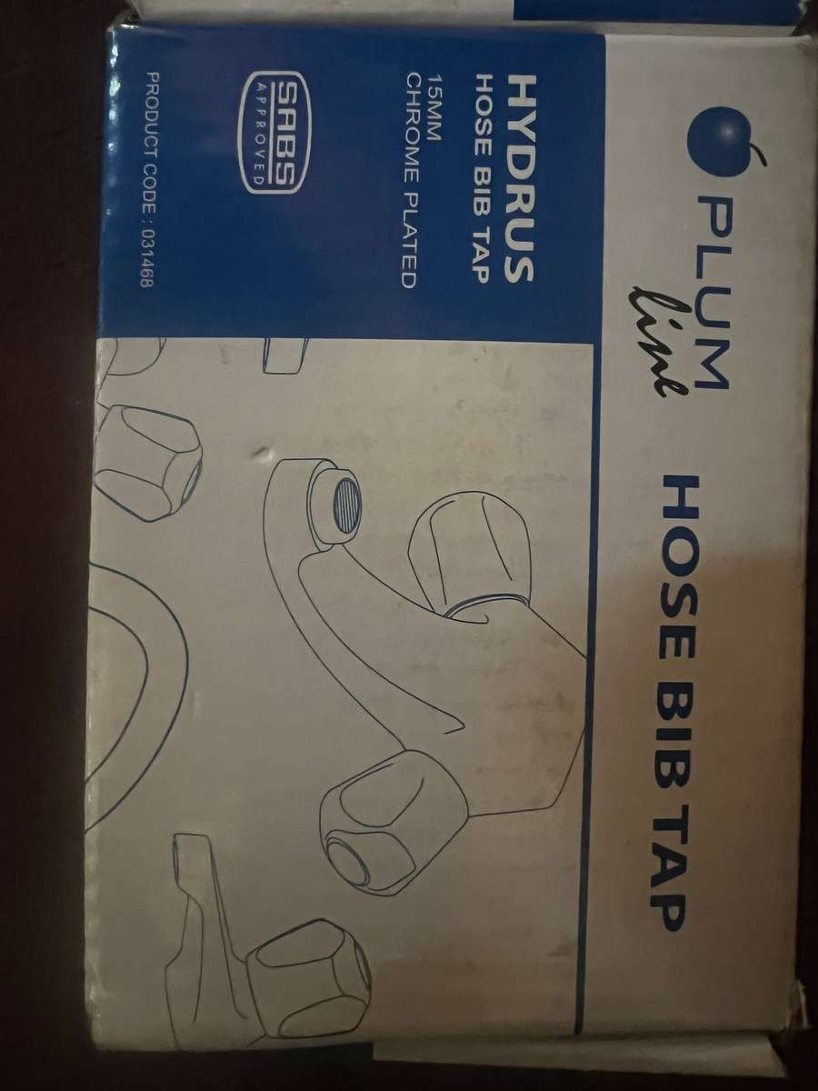 PLUMLINE HYDRUS HOSE BIBTAP CP 15mm