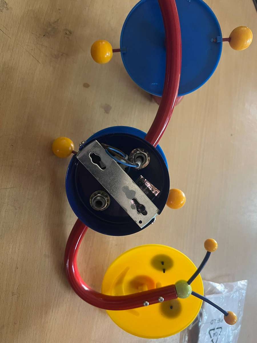 Children's Pendant Light 1 Bulb Wall/Ceiling Multicolor Sun
