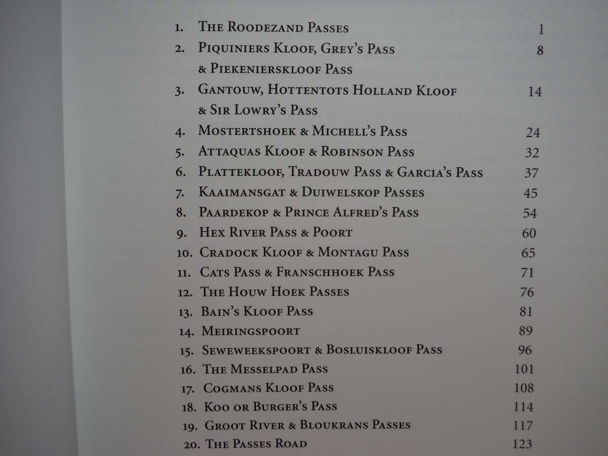 The Romance of Cape Mountain Passes - Hardcover - Graham Ross - 2002 First Edition