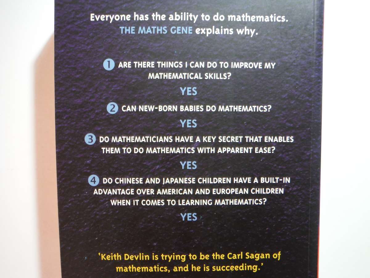 The Maths Gene : Why Everyone Has It, But Most People Don't Use It - Paperback - Keith Devlin