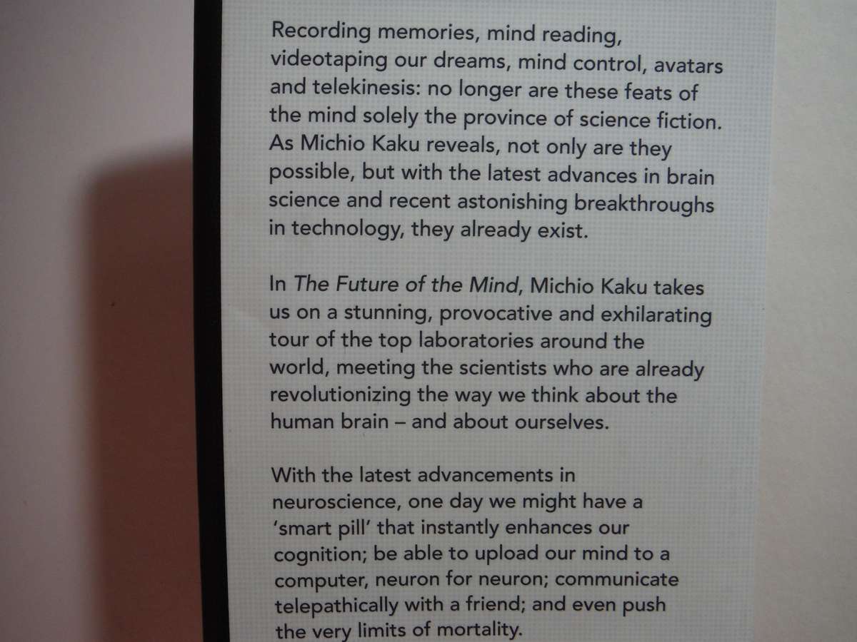 The Future of the Mind - Hardcover - Michio Kaku