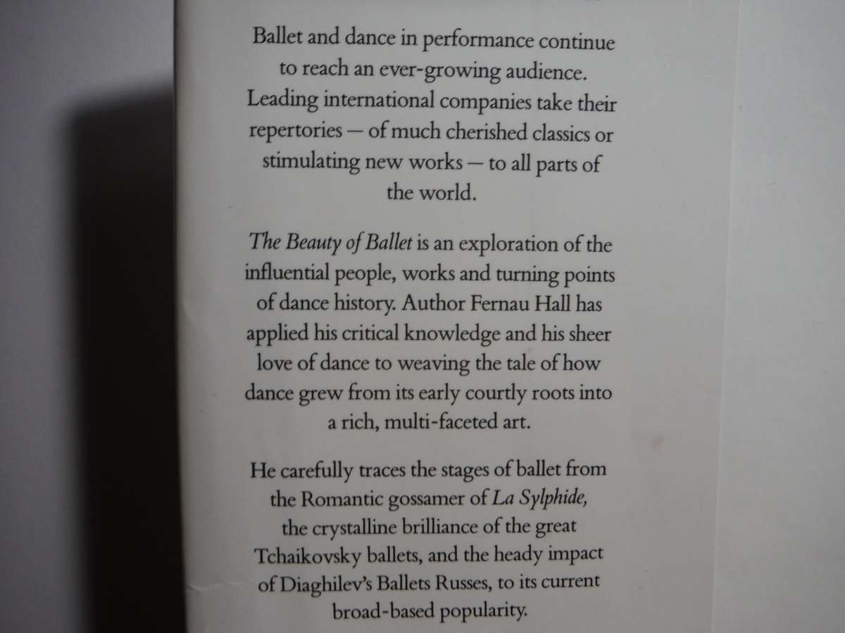 The Beauty of Ballet - Hardcover - Fernau Hall - 1989
