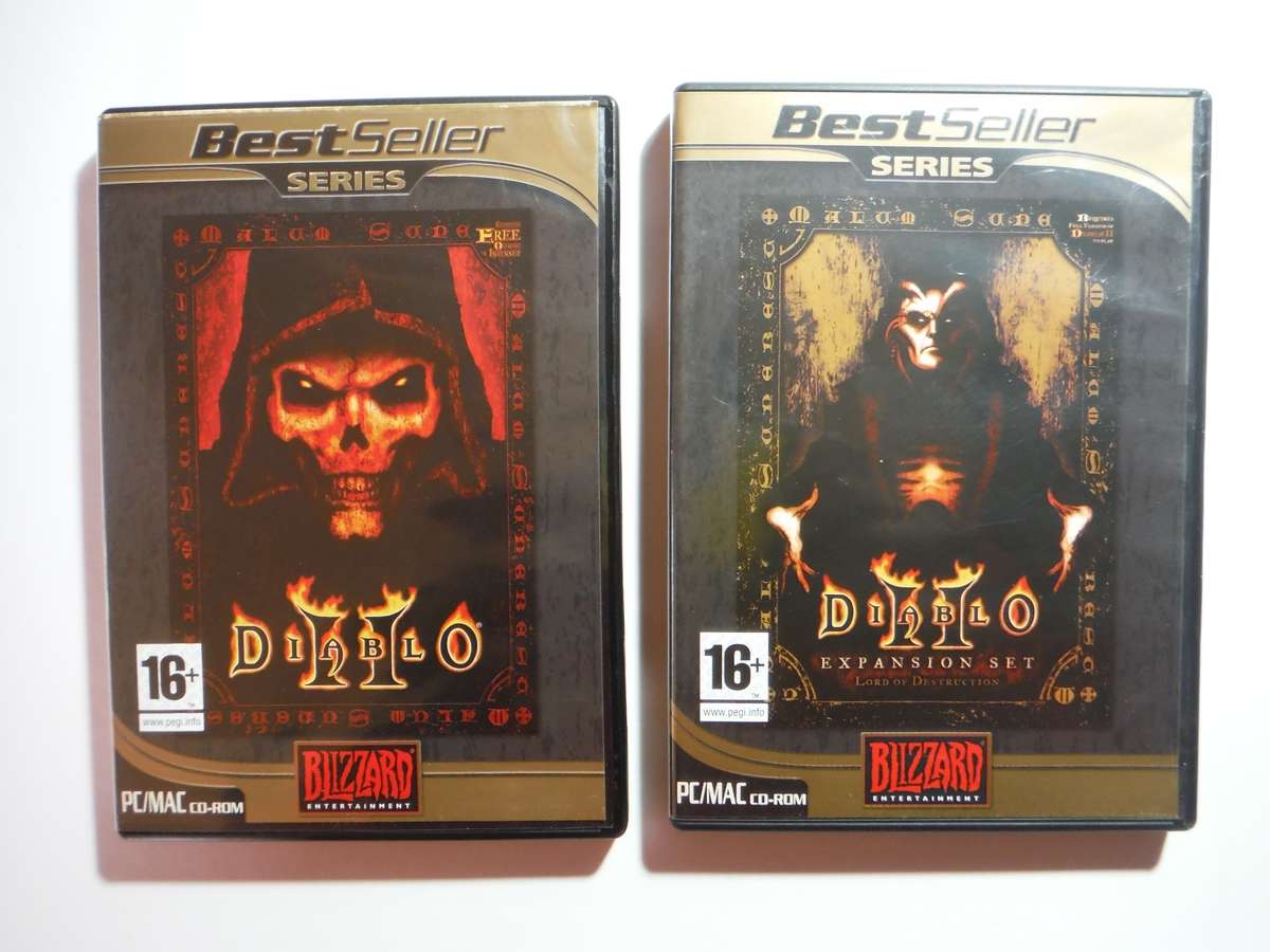 Diablo II and Diablo II Expansion Set : Lord of Destruction - PC CD-ROM