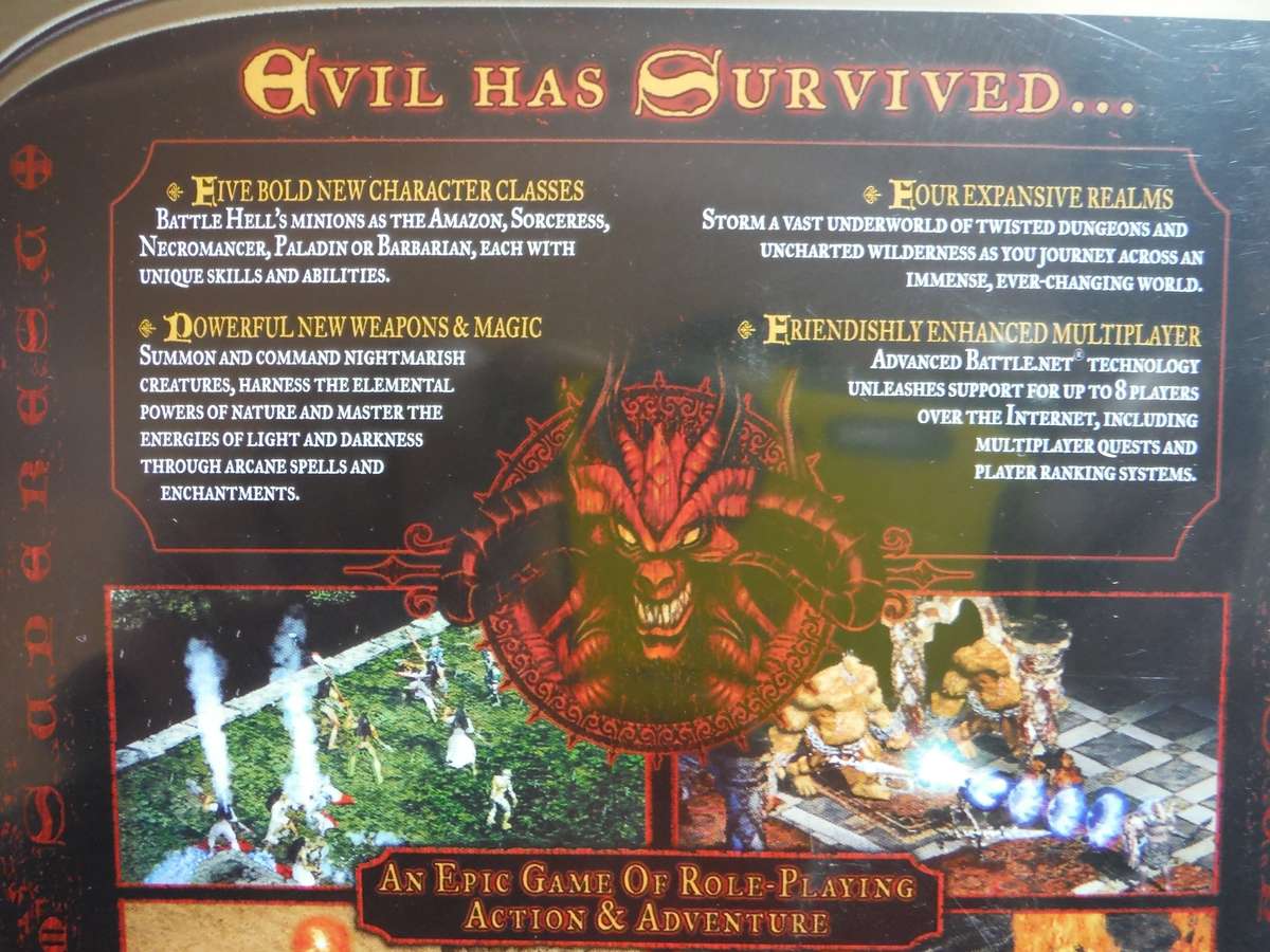 Diablo II and Diablo II Expansion Set : Lord of Destruction - PC CD-ROM