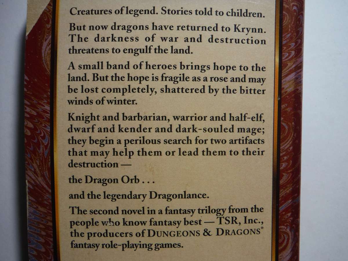 DragonLance Chronicles : Volume 2 : Dragons of Winter Night - Paperback - Margaret Weis