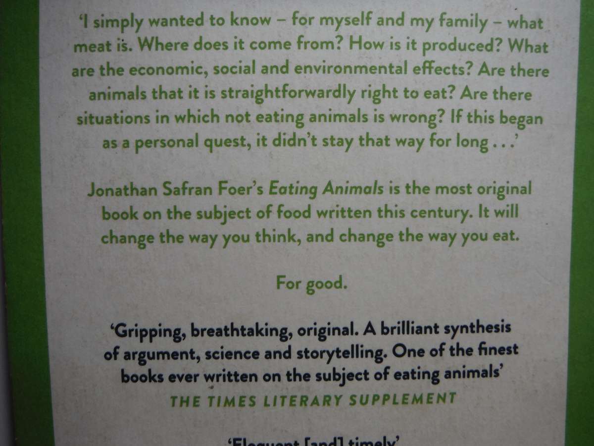 Eating Animals : Should We Stop? - Paperback - Jonathan Safran Foer