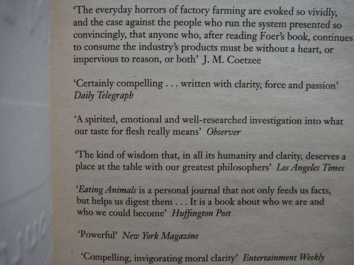 Eating Animals : Should We Stop? - Paperback - Jonathan Safran Foer