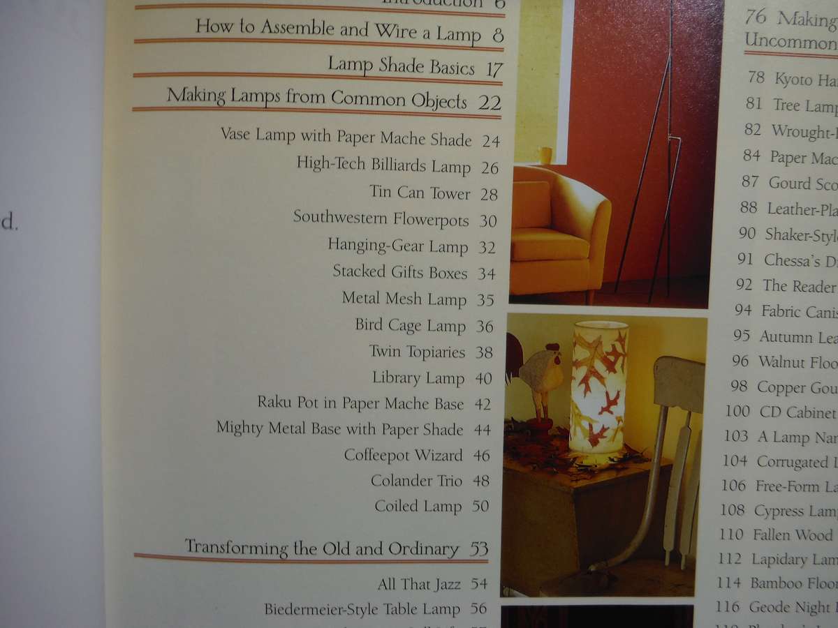 Making Great Lamps : 50 Illuminating Projects, Techniques & Ideas - Hardcover - Deborah Morgenthal