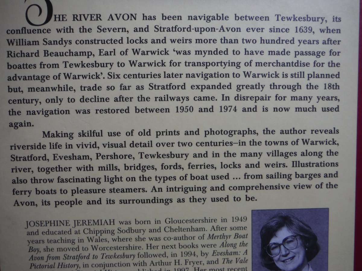 The River Avon : A Pictorial History - Hardcover - Josephine Jeremiah