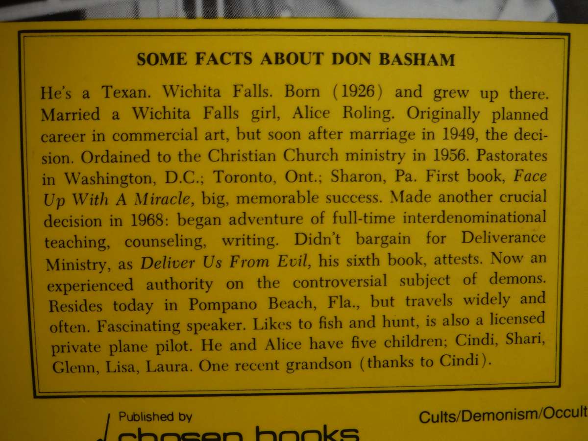 Deliver Us From Evil - Paperback - Don Basham