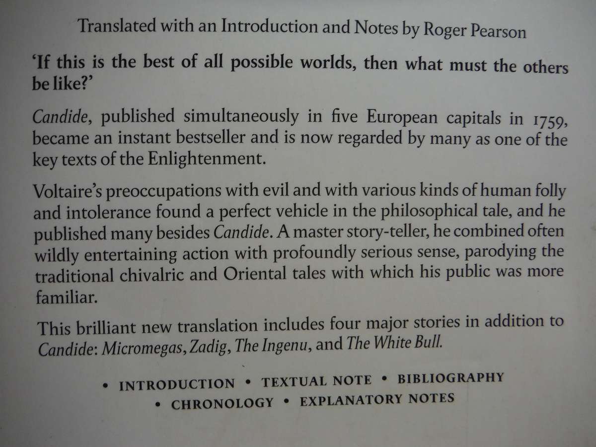 Voltaire Candide and Other Stories - Paperback - Roger Pearson