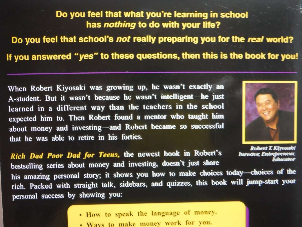 Rich Dad Poor Dad for Teens - Paperback - Robert T. Kiyosaki