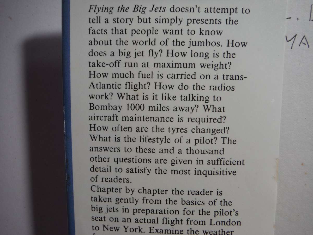 Flying the Big Jets - Hardcover - Stanley Stewart - 1985
