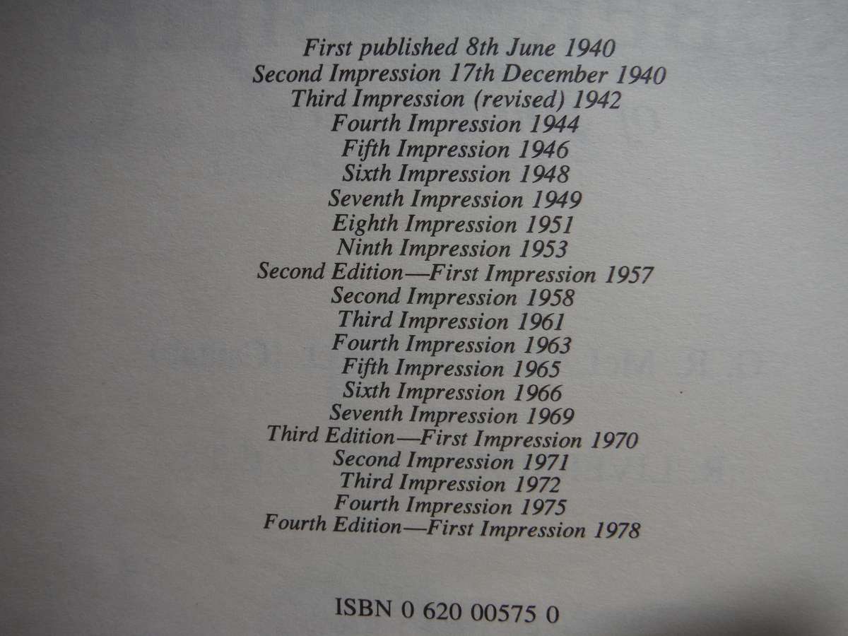 Roberts Birds of South Africa - Hardcover - 1978 Edition