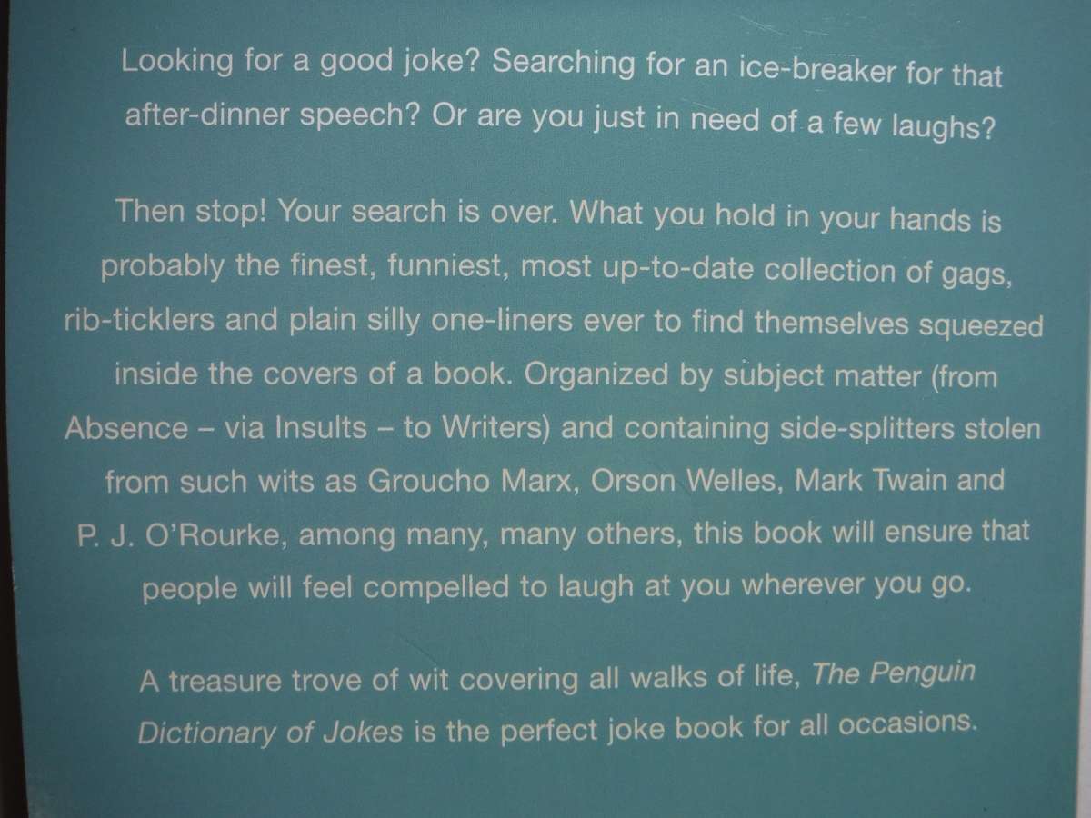 The Penguin Dictionary of Jokes - Paperback - Compiled by Fred Metcalf