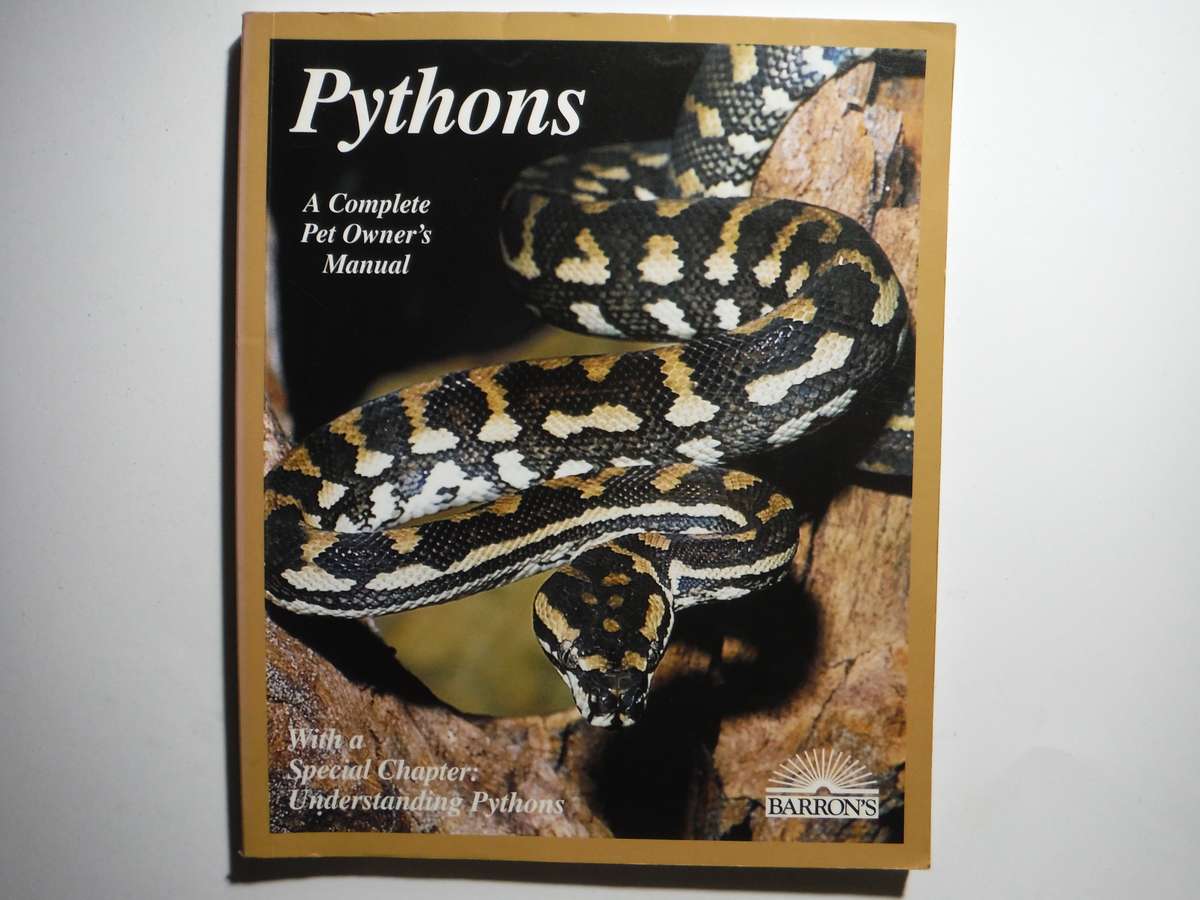 Pythons : A Complete Pet Owner's Manual - Softcover - Patricia Bartlett