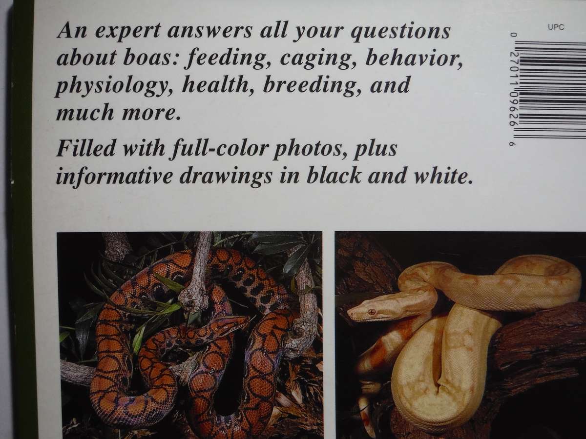 Boas : A Complete Pet Owner's Manual - Softcover - Doug Wagner