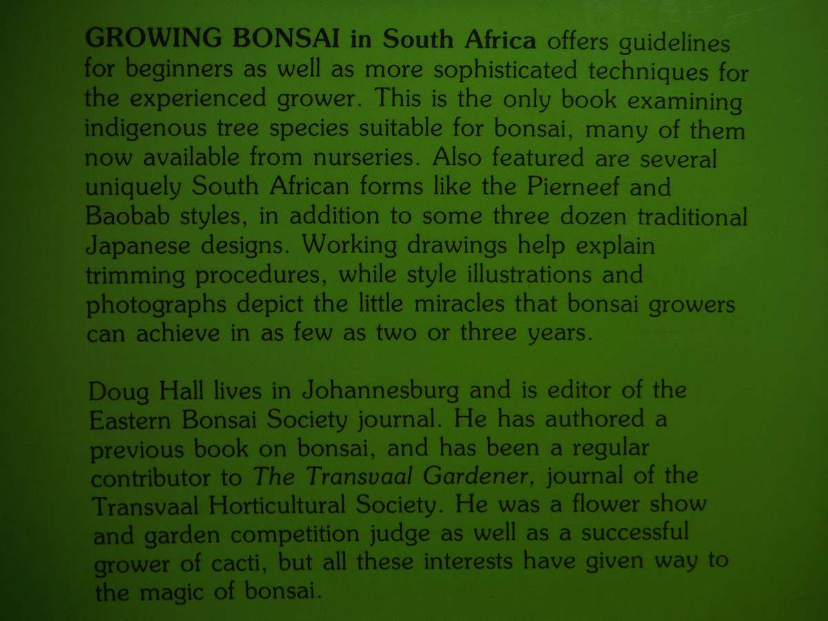 Growing Bonsai in South Africa - Paperback - Doug Hall