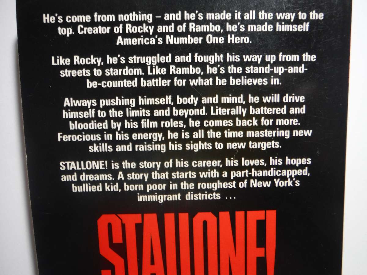 Stallone : A Hero's Story - Paperback - Jeff Rovin - 1987