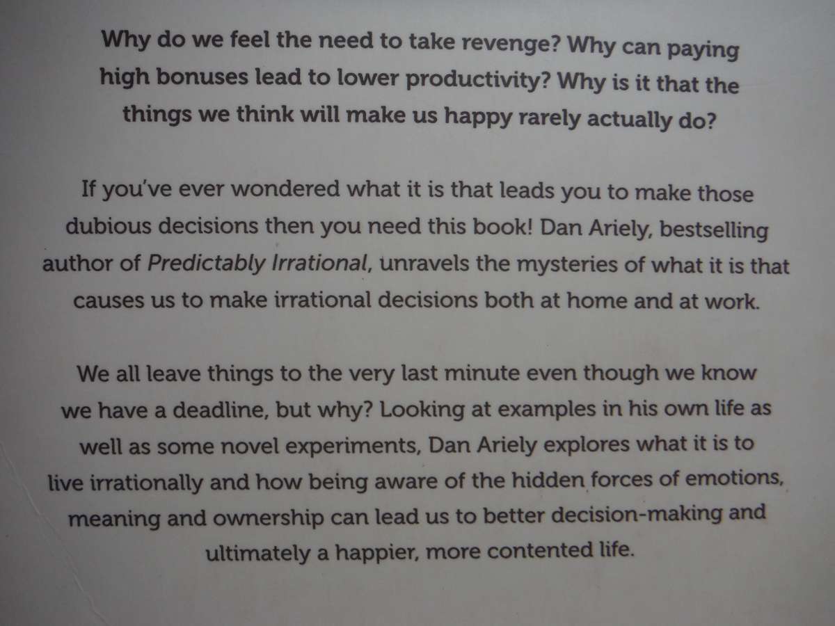The Upside of Irrationality - Paperback - Dan Ariely