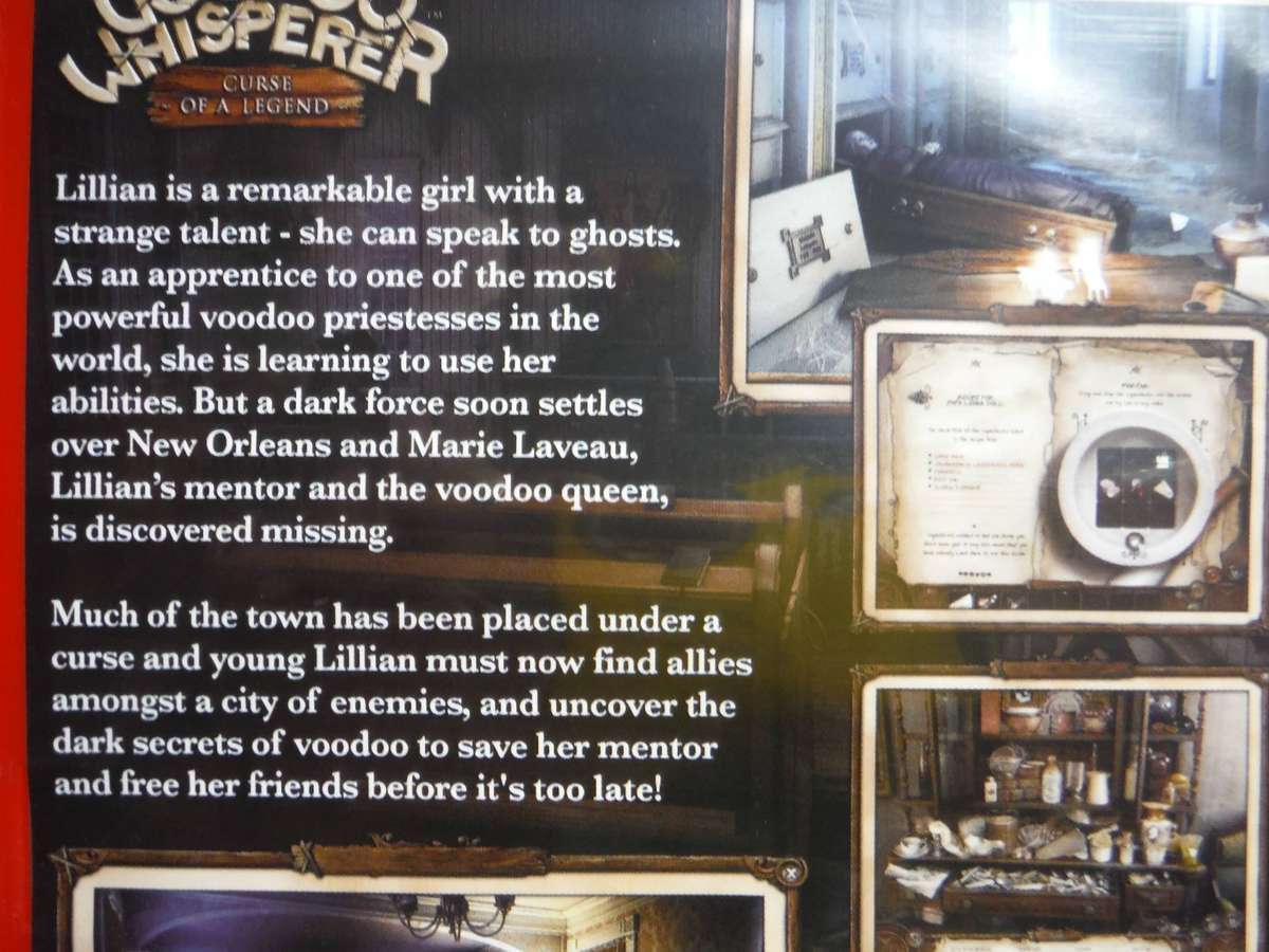 Voodoo Whisperer : Curse of a Legend - PC CD-ROM - A Supernatural Hidden Object Adventure