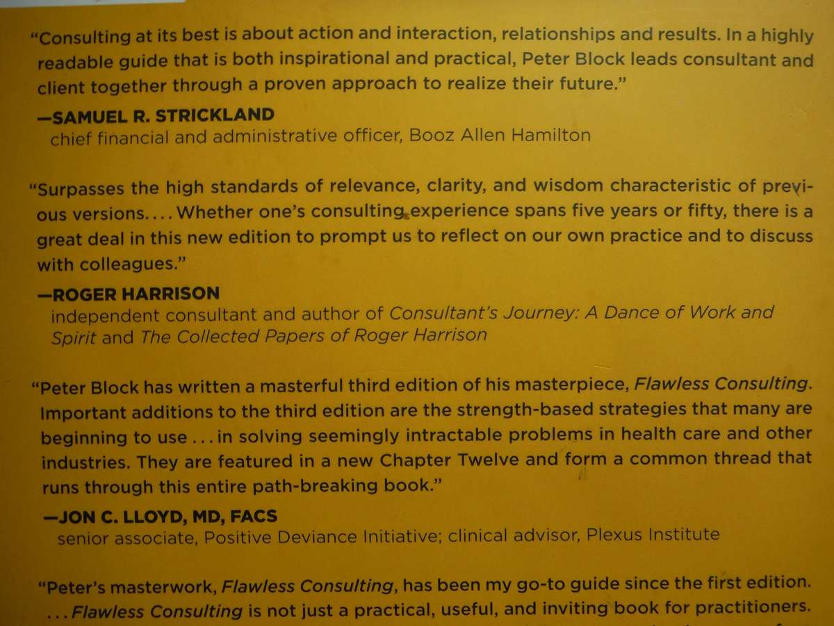 Flawless Consulting - Hardcover - Peter Block