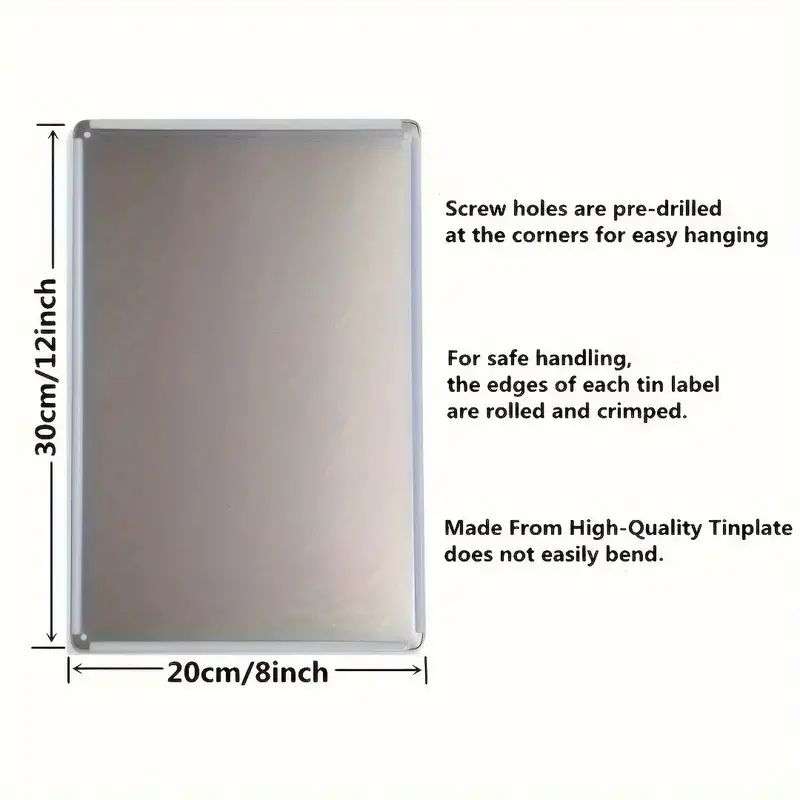 Horror Movie Tin Sign - Friday the 13th - 30cm x 20cm