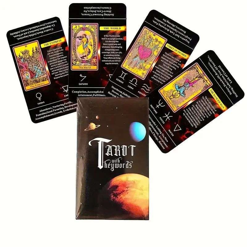 Tarot with Keywords - 78 Card Tarot Deck for Beginners