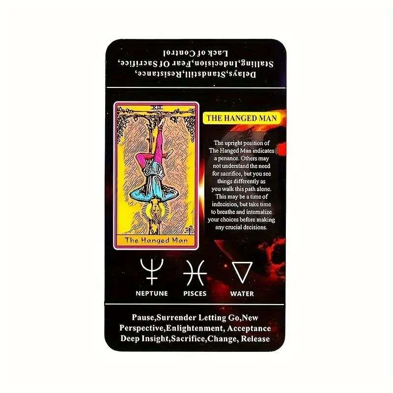 Tarot with Keywords - 78 Card Tarot Deck for Beginners
