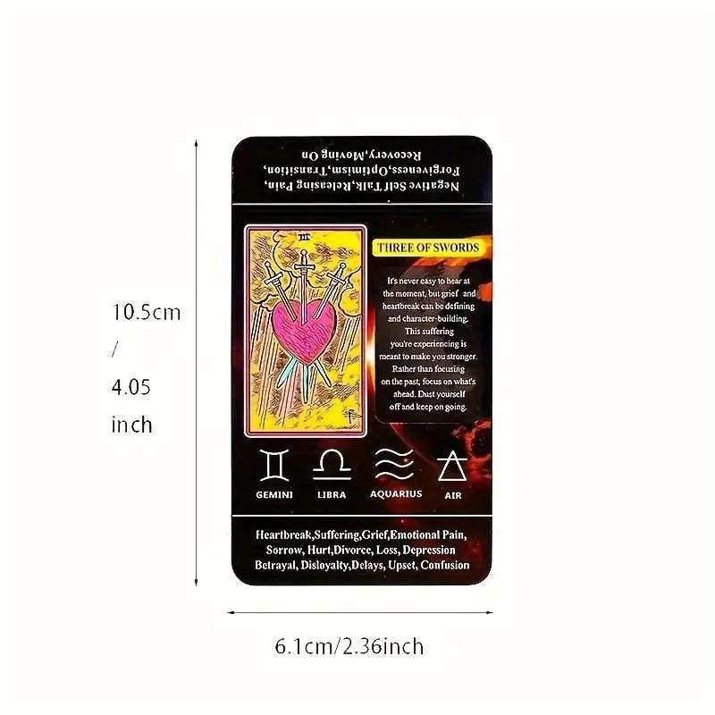 Tarot with Keywords - 78 Card Tarot Deck for Beginners