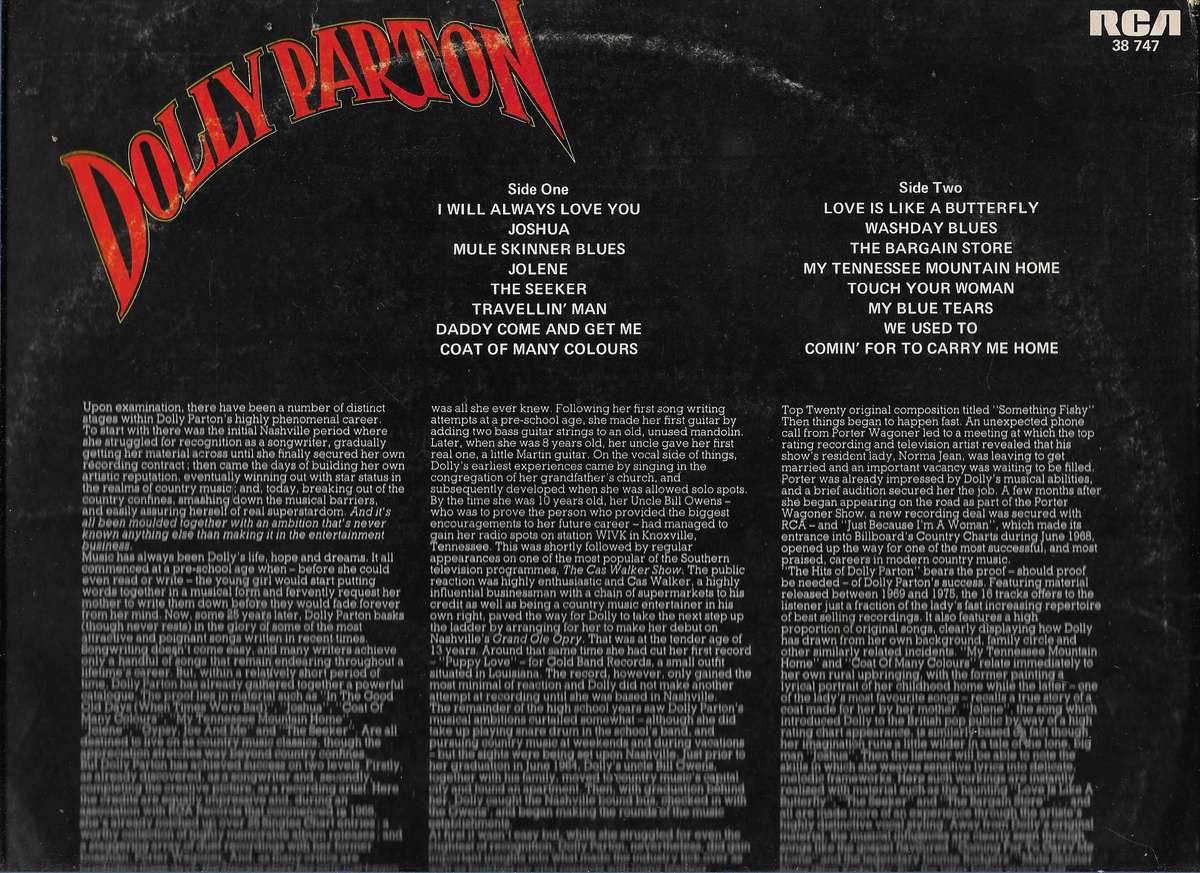 DOLLY PARTON- THE VERY BEST OF (LP VINYL)