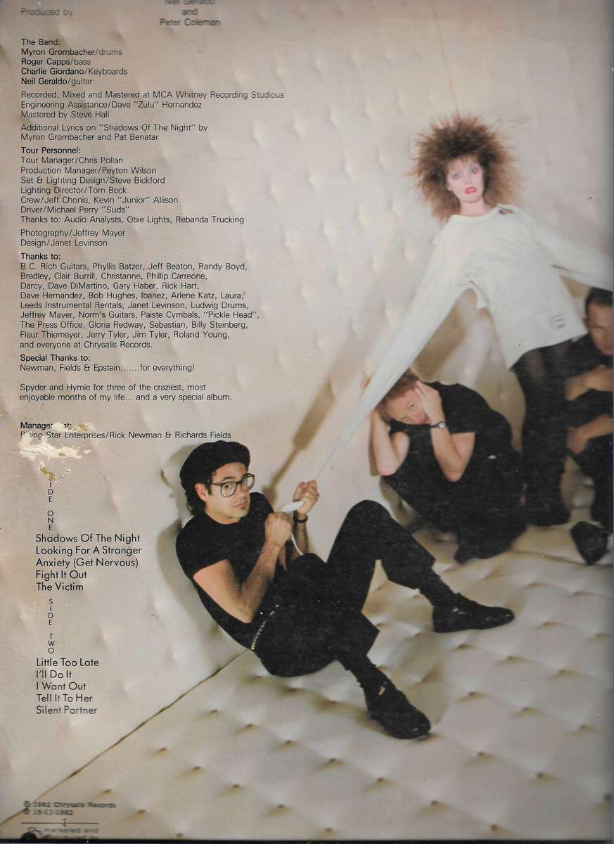 PAT BENATAR- GET NERVOUS (LP VINYL)