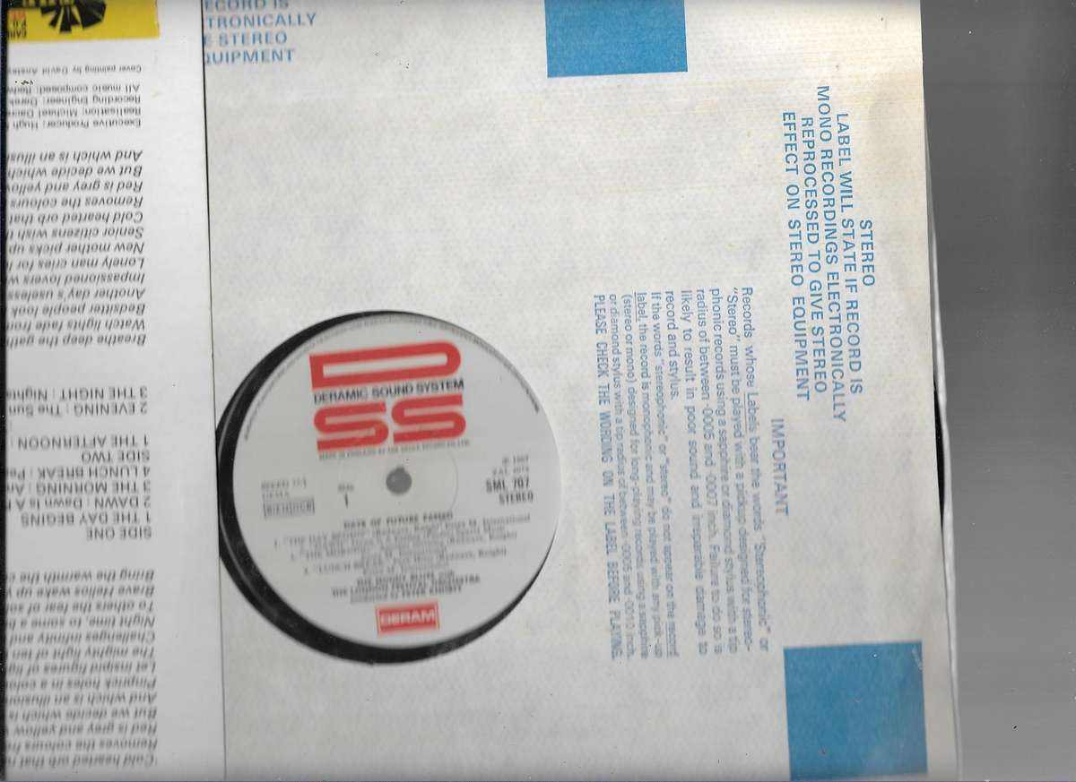 DAYS OF FUTURE PASSED- THE MOODY BLUES (LP VINYL)