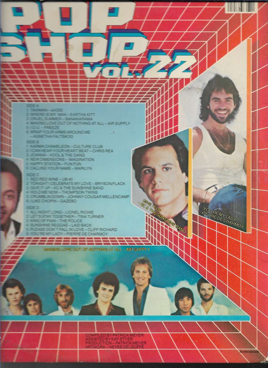 POP SHOP- VOL 22 (LP VINYL)