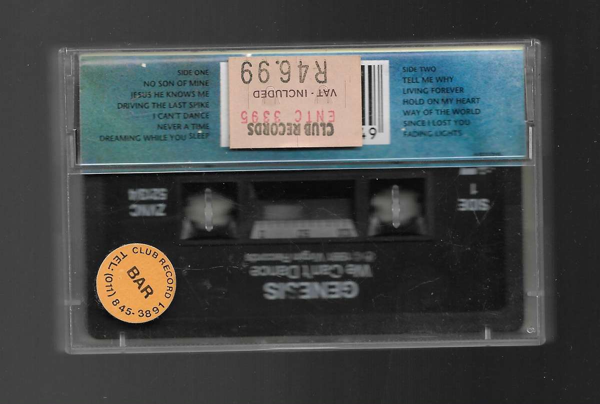 WE CAN'T DANCE- GENESIS (CASSETTE)