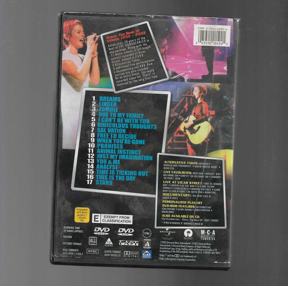 THE CRANBERRIES- STARS (DVD)