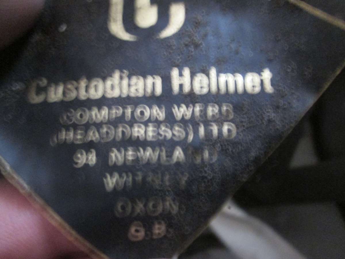 POLICE HELMET- WEST MIDLANDS POLICE- CUSTODIAN HELMET