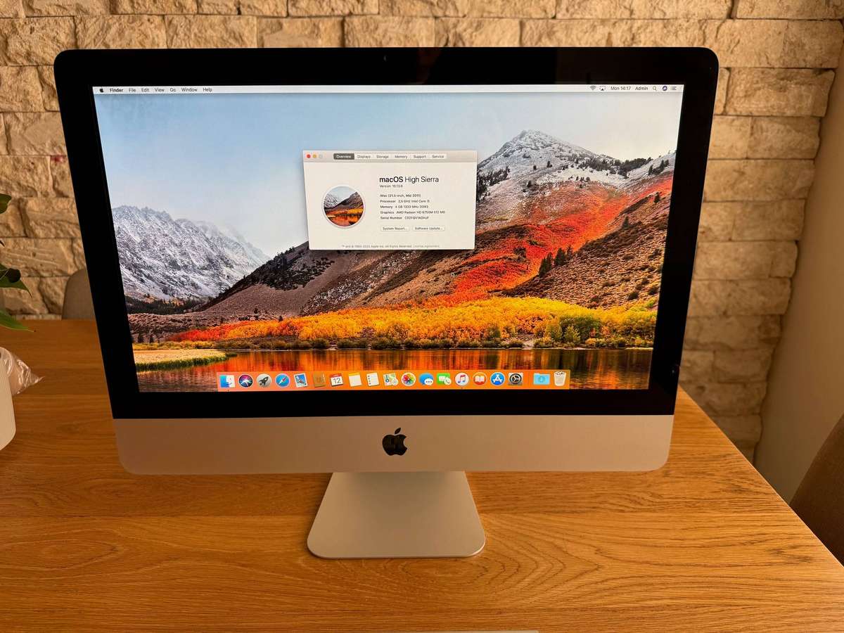 Apple iMac 21.5" 2011, Intel Core i5, 500Gb HDD, 4gb Ram, 2.5GHz, AMD Radeon HD 6750M Graphics
