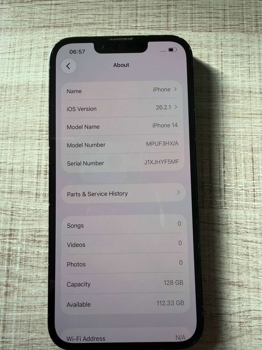 iPhone 14 128GB Midnight Blue