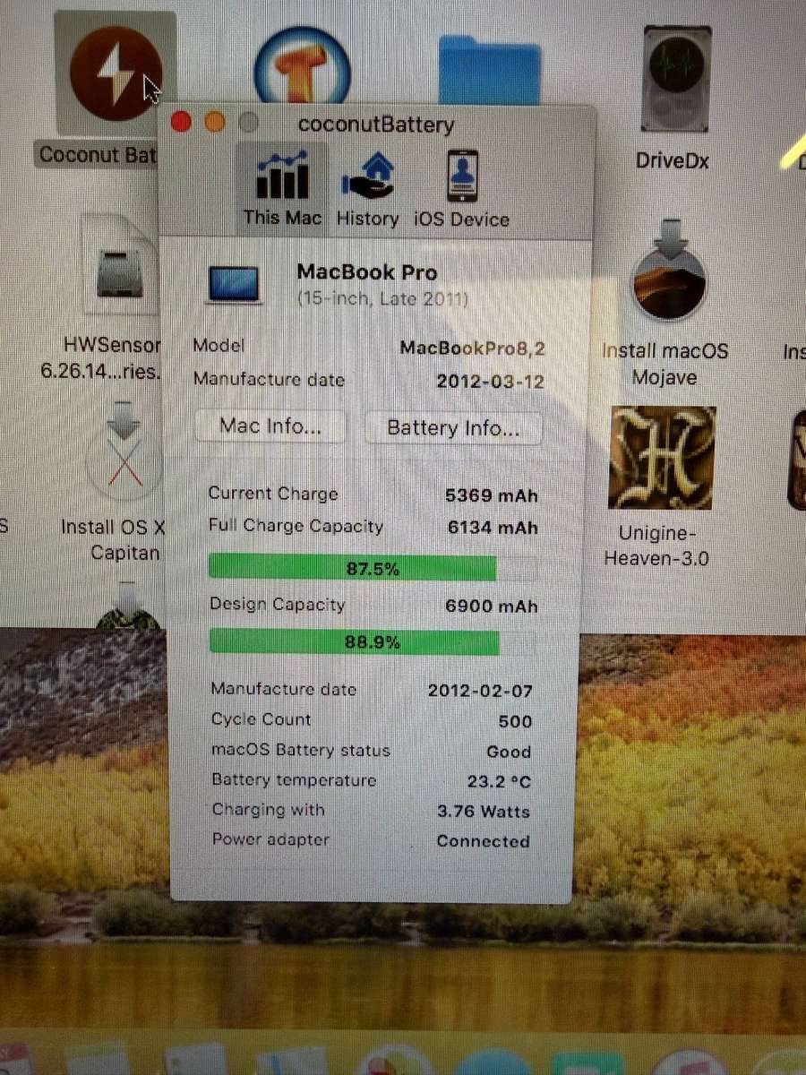 MACBOOK PRO 15 INCH LATE 2011, INTEL CORE I7 2.2GHz, 1TB HDD, 8GB DDR3 RAM