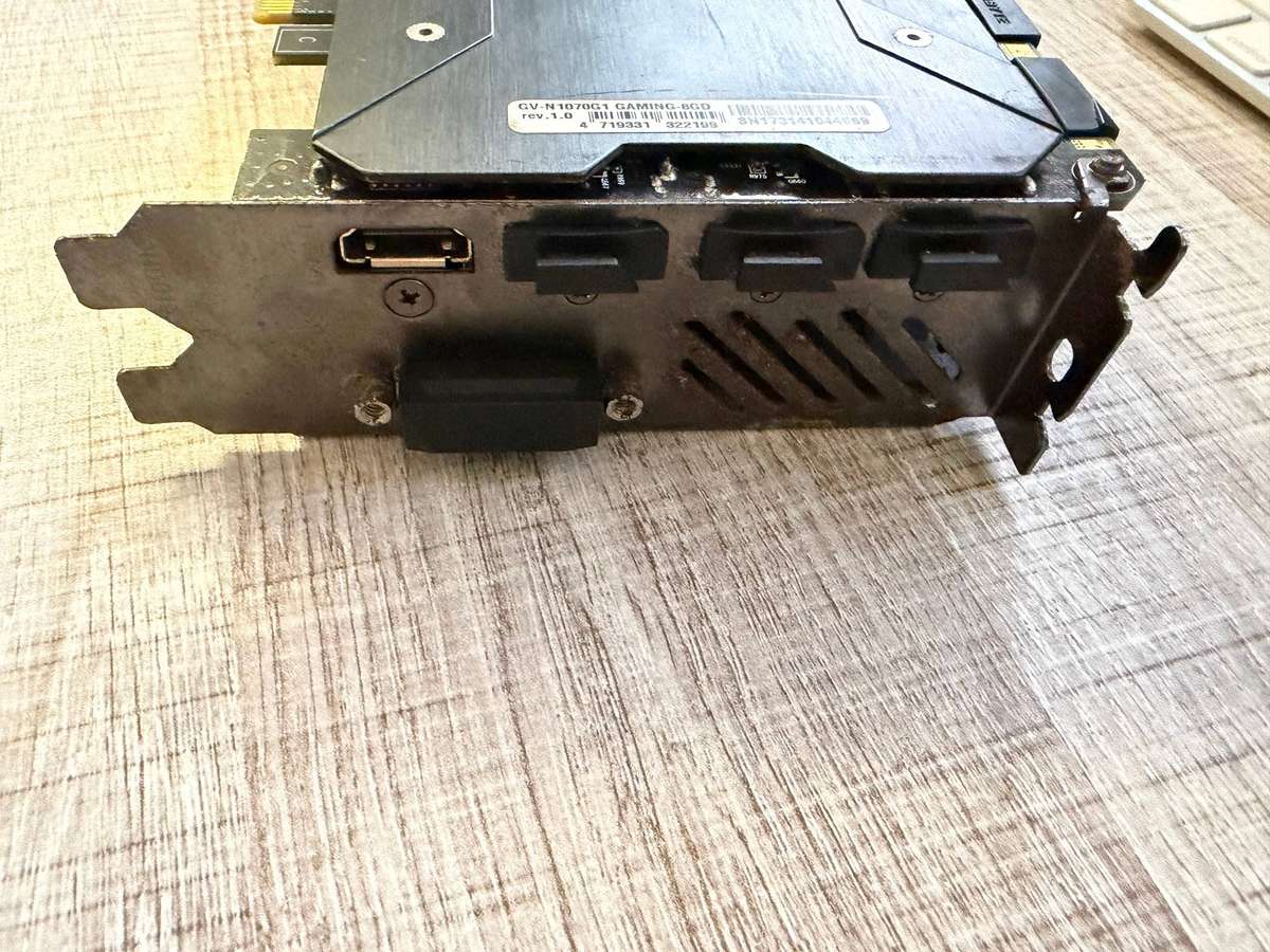 GIGABYTE GeForce® GTX 1070 8GB GAMING OC 8G (rev. 1.0)