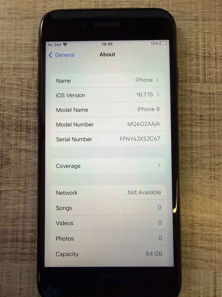 IPHONE 8 64GB BLACK