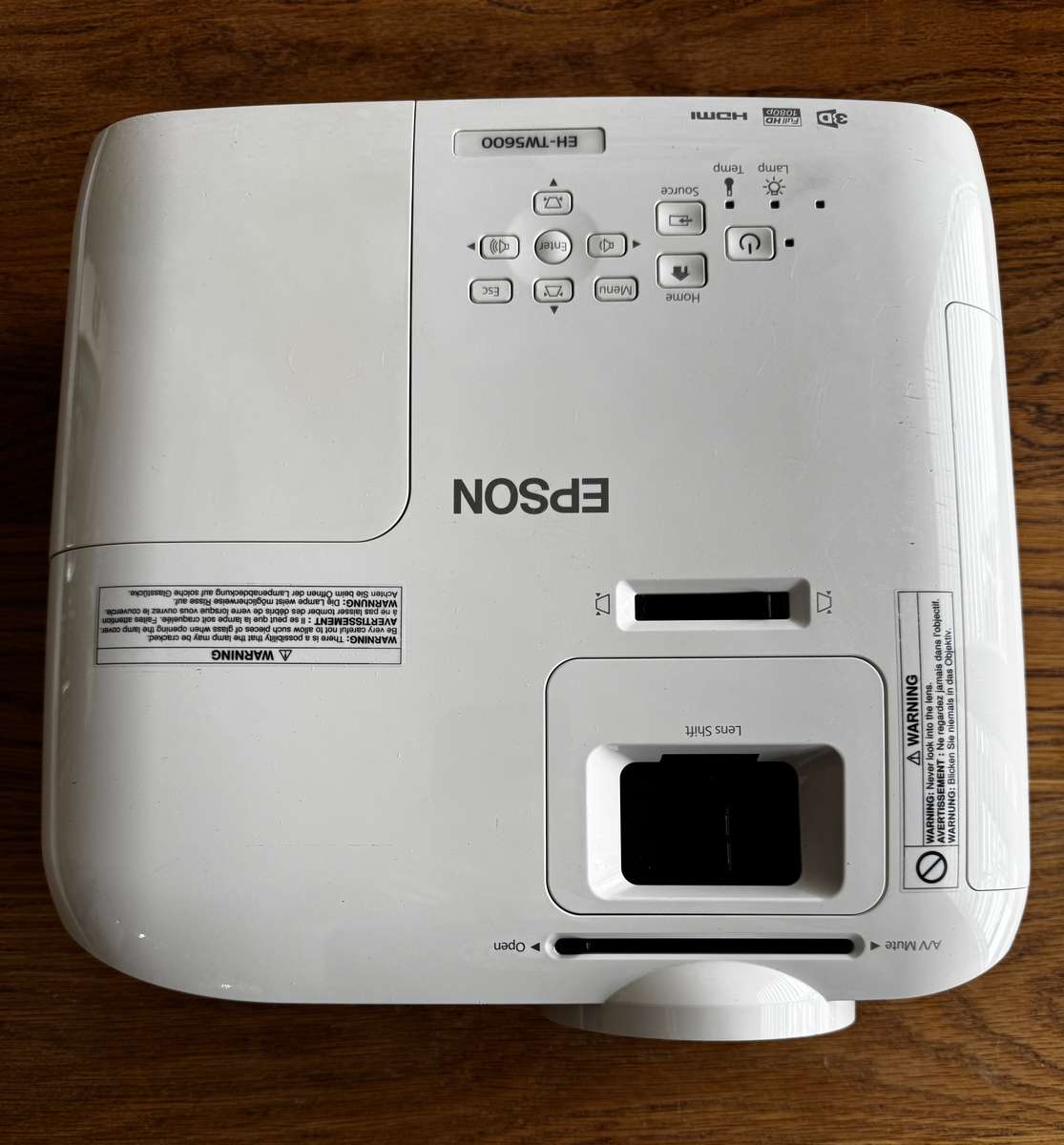 Epson EH-TW5600 Home Cinema Projector