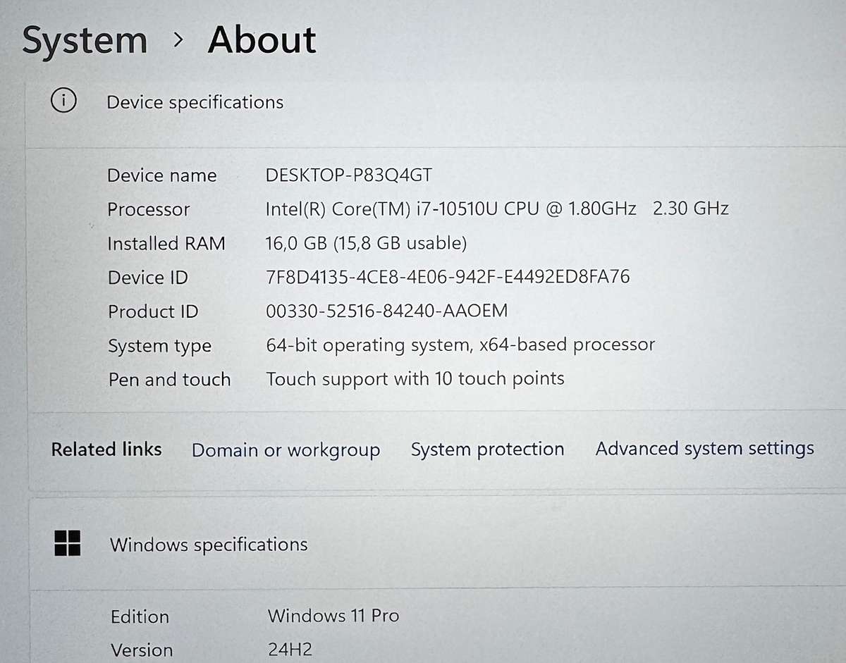 Dell XPS 13 7390 13.3" 4K TOUCH 60Hz, Intel Core i7-10510U 2.3GHz, 16GB DDR4 RAM, 1TB SSD