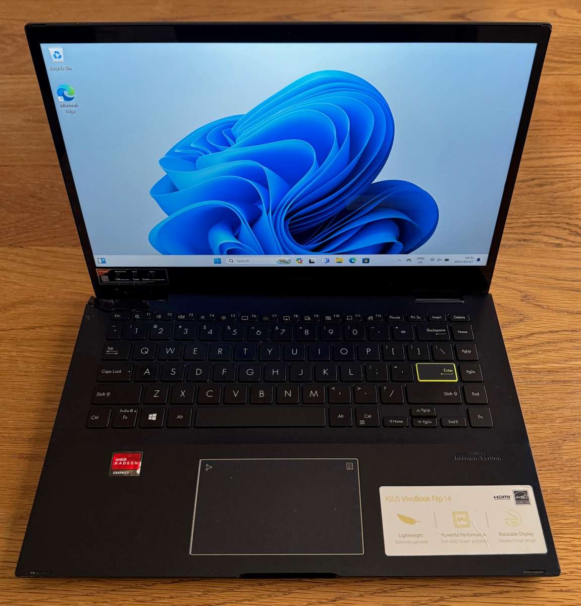 ASUS VivoBook Flip 14 13", Ryzen 5 4500U 2.38GHz, 8GB DDR4 RAM, 512GB SSD